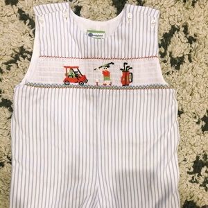 Golfing toddler shortall Jon Jon’s